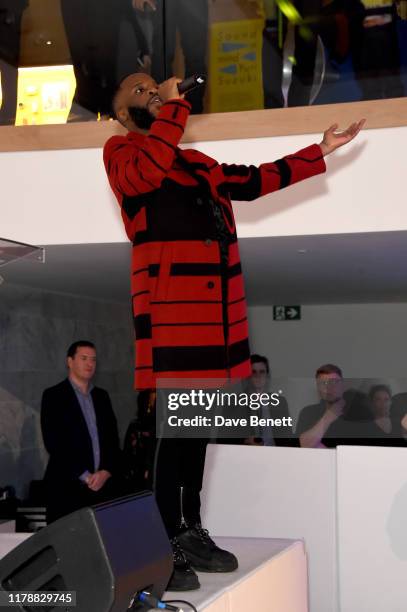Arlo performs The Evening Standard Progress 1000 Gala at the Design Museum on October 03, 2019 in London, England.