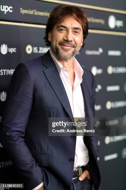 Javier Bardem attends the "Sanctuary" premiere during the 15th Zurich Film Festival at Kino Corso on October 03, 2019 in Zurich, Switzerland.