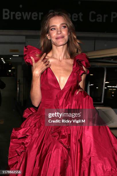 Natalia Vodianova seen attending London Fabulous Fund Fair at Brewer Street Car Park on October 03, 2019 in London, England.