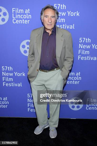 Judd Hirsch attends the "Uncut Gems" premiere during the 57th New York Film Festival at Alice Tully Hall, Lincoln Center on October 03, 2019 in New...