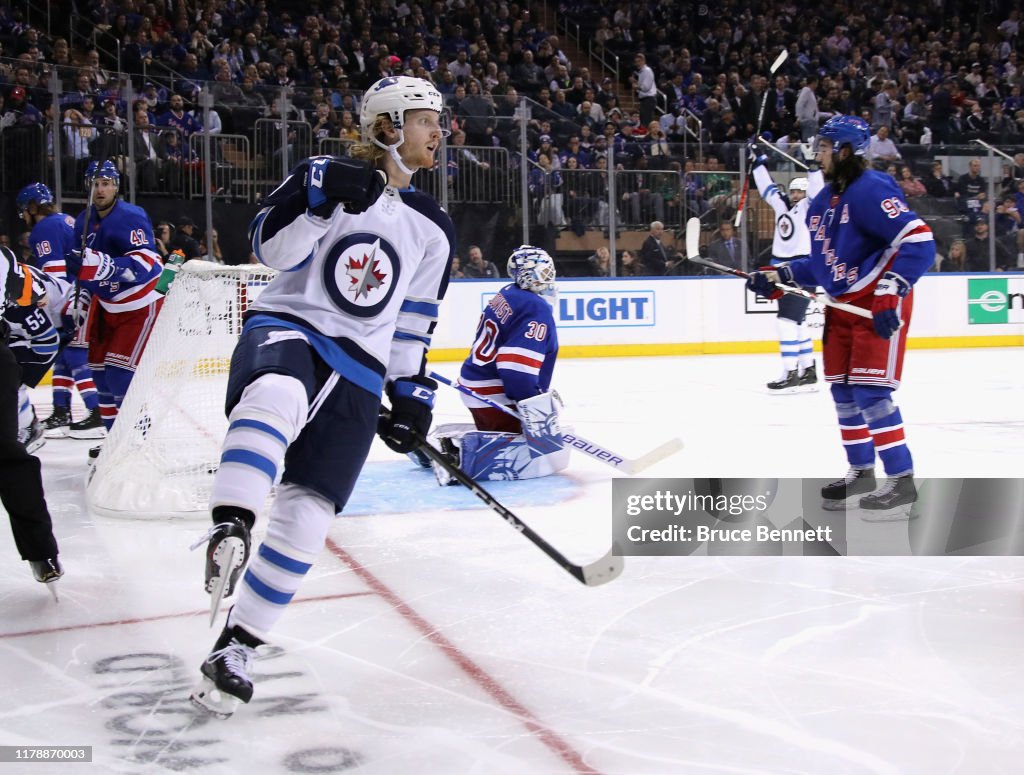 Winnipeg Jets v New York Rangers
