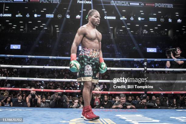 Shawn Porter defeats Danny Garcia by Unanimous Decision in their WBC Welterweight Title fight at Barclays Center on September 8, 2018 in Brooklyn.