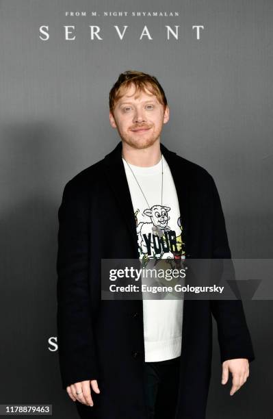 Rupert Grint attends Servant Panel during New York Comic Con at Hammerstein Ballroom on October 03, 2019 in New York City.