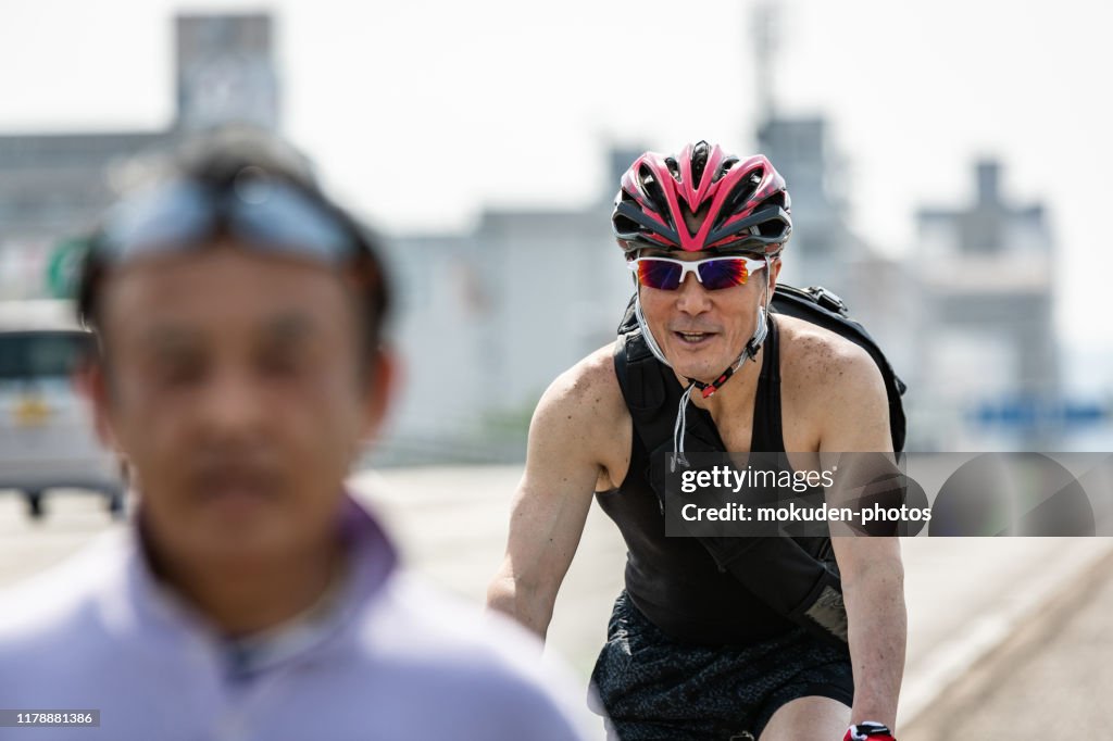 Active Seniors Enjoying A Race Bicycle High-Res Stock Photo - Getty Images