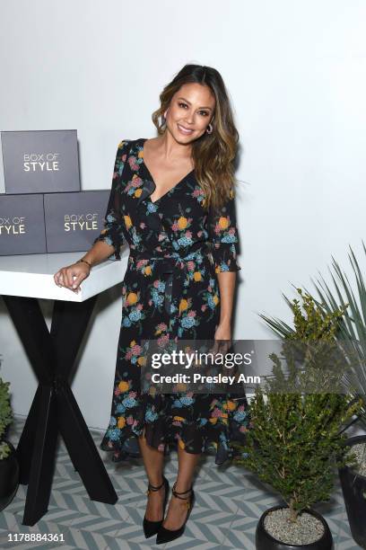 Vanessa Lachey attends the Box of Style By Rachel Zoe Female Founders Dinner at The AllBright West Hollywood on October 03, 2019 in West Hollywood,...