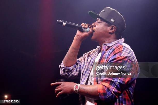 Jadakiss performs onstage during the Def Jam 35 Night Market on October 03, 2019 at Villain in Brooklyn.