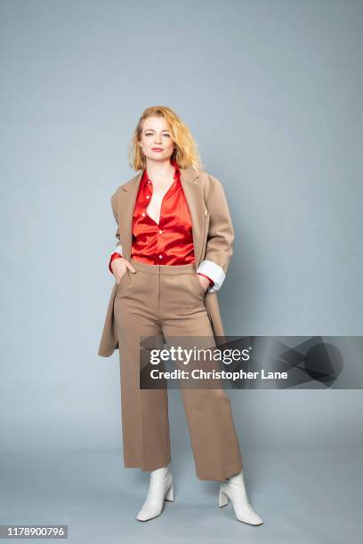 Actress Sarah Snook is photographed for the Times UK on August 1, 2019 in New York City.