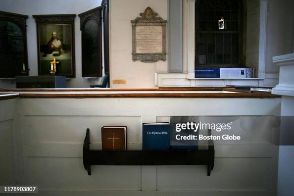 Pew Boxes The view inside the pew box owned by Capt. Newark Jackson is pictured ...