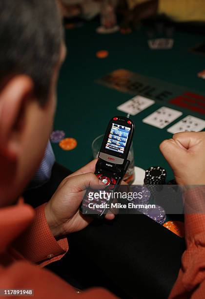 Atmosphere during the ESPN Mobile Charity Poker Tournament benefitting the V Foundation sponsored by Samsung held at Club Macanudo in NY, NY on July...