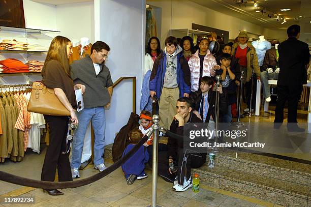 Atmosphere during New York Knick Stephon Marbury In-Store Appearance at Joseph Abboud at Bloomingdale's at Bloomingdale's in New York City, New York,...