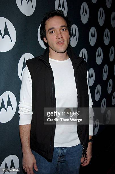 Greg Bello during Maria Sharapovas 18th Birthday Party Sponsored by Motorola at Hiro Ballroom in New York City, New York, United States.