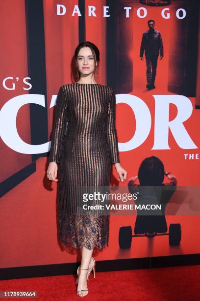 Actress Alex Essoe attends the US premiere of Warner Bros. Pictures' "Doctor Sleep" in Los Angeles on October 29, 2019.