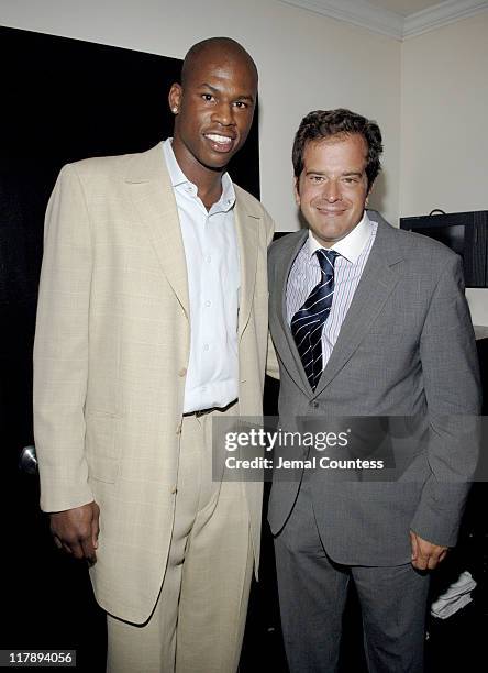 Al Harrington and Stratis Morfogen, owner of Philippe