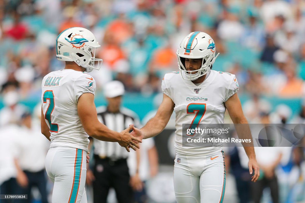 Los Angeles Chargers v Miami Dolphins