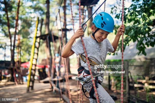 Kids Ropes Course Photos and Premium High Res Pictures - Getty Images