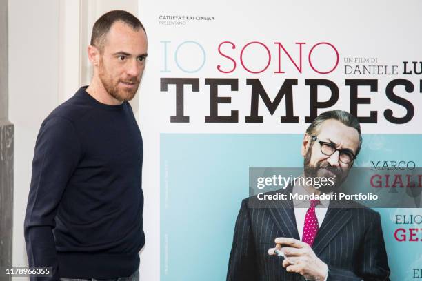 Italian actor Elio Germano attends the photocall of Io Sono Tempesta movie, at Anteo Palazzo del Cinema. Milan, April 9th 2018