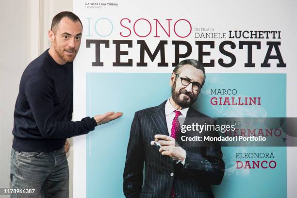 Italian actor Elio Germano attends the photocall of Io Sono Tempesta movie, at Anteo Palazzo del Cinema. Milan, April 9th 2018