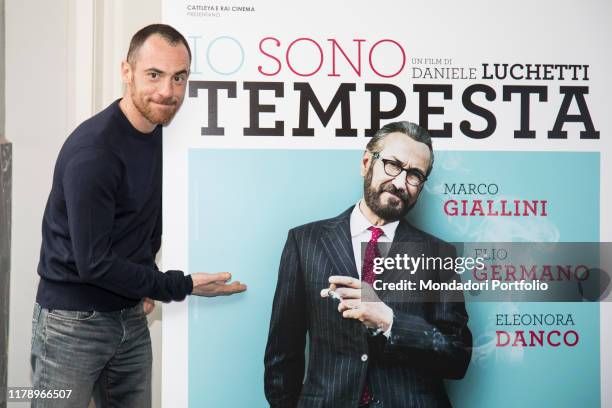 Italian actor Elio Germano attends the photocall of Io Sono Tempesta movie, at Anteo Palazzo del Cinema. Milan, April 9th 2018