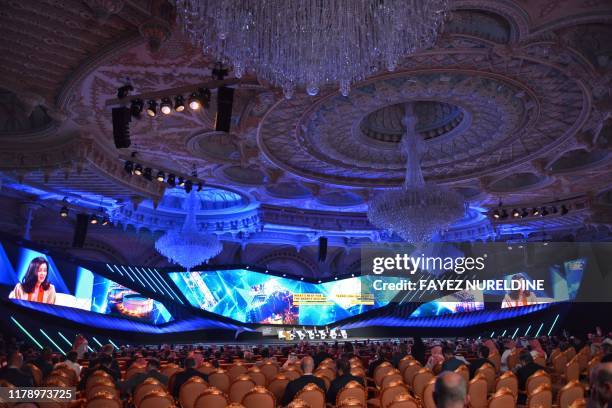Conference Stage Riyadh King Abdulaziz Conference Centre Photos and Premium High Res Pictures ...