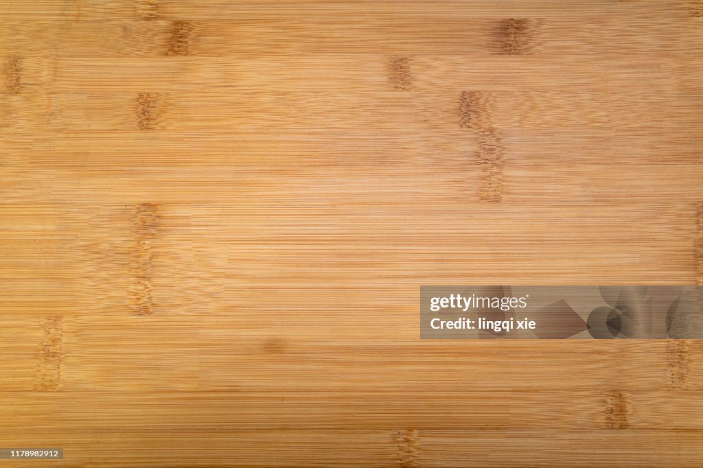 Surface texture of bamboo chopping board