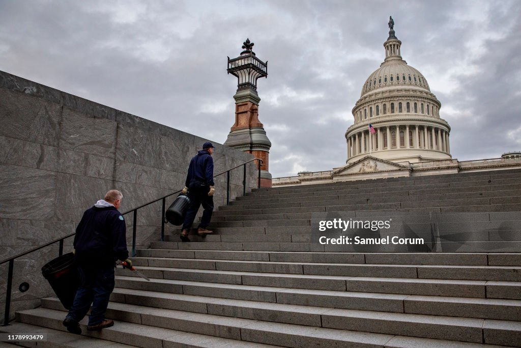 House Continues Closed-Door Depositions On Capitol Hill For House Impeachment Inquiry