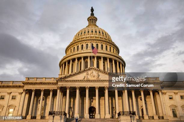 The U.S. Capitol is seen on October 30, 2019 in Washington, DC. State Department special adviser for Ukraine Catherine Croft and State Department...
