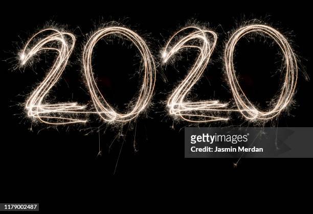 happy new year 2020 - 2020 foto e immagini stock
