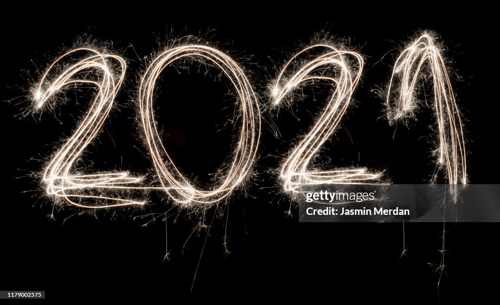 Happy New Year 2021 Sparkle