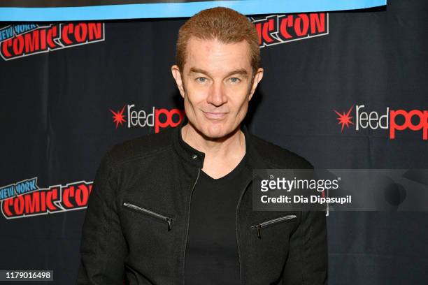 James Marsters poses for a photo during New York Comic Con 2019 - Day 2 at Jacobs Javits Center on October 04, 2019 in New York City.