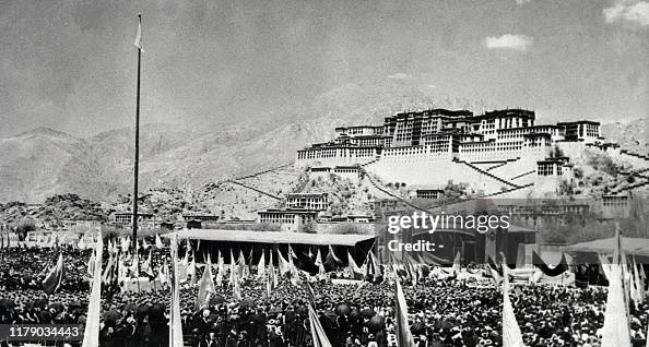 Inese Rulle Tibetans gather during armed uprising against Chinese rule March 10 ...