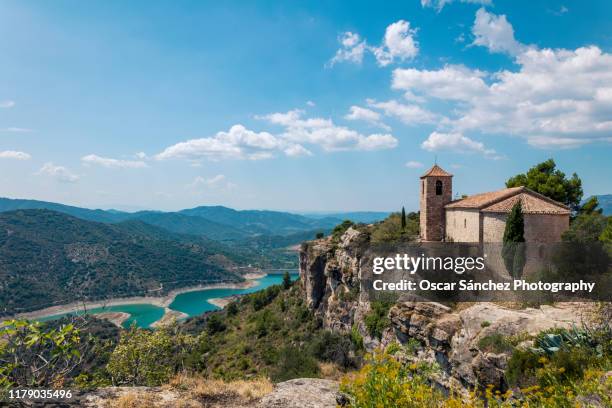old medieval church - tarragona stock-fotos und bilder