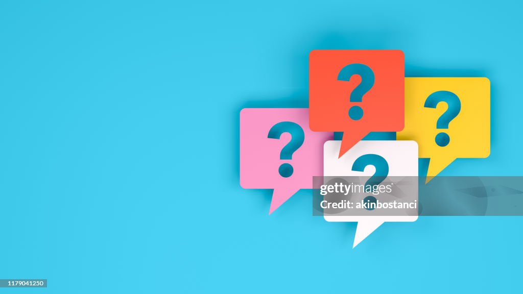 Question Mark on Speech Bubble