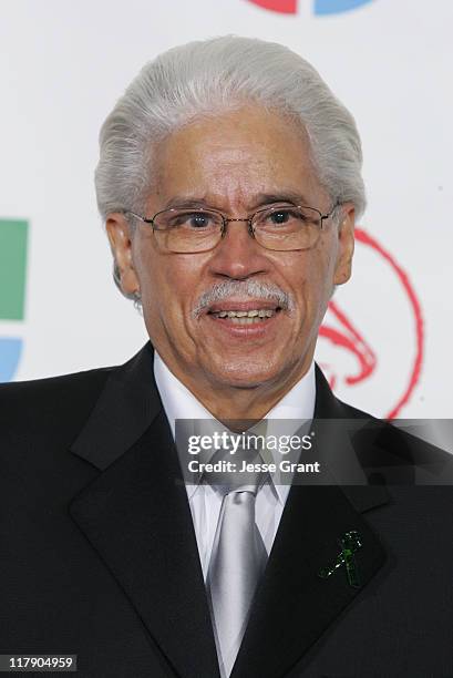 Johnny Pacheco during The 6th Annual Latin GRAMMY Awards - Press Room at Shrine Auditorium in Los Angeles, CA, United States.