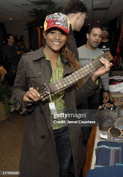 Anais at the Latino Royalty Gift Station during The 7th Annual Latin GRAMMY Awards - Backstage Lounge by Distinctive Assets - Day 2 at Madison Square...