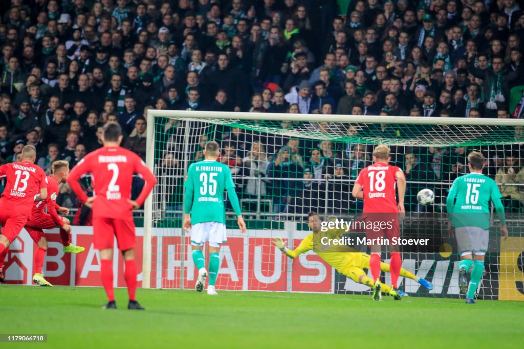 Werder Bremen v 1. FC Heidenheim 1846 - DFB Cup