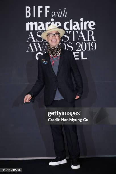 Director Yonfan attends the Marie Claire 2019 Asia Star Awards on October 04, 2019 in Busan, South Korea.