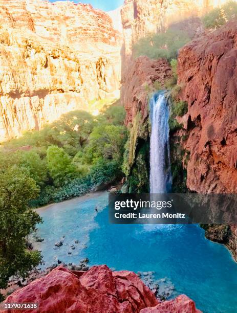 Havasupai Falls Waterfalls High-Res Stock Photo