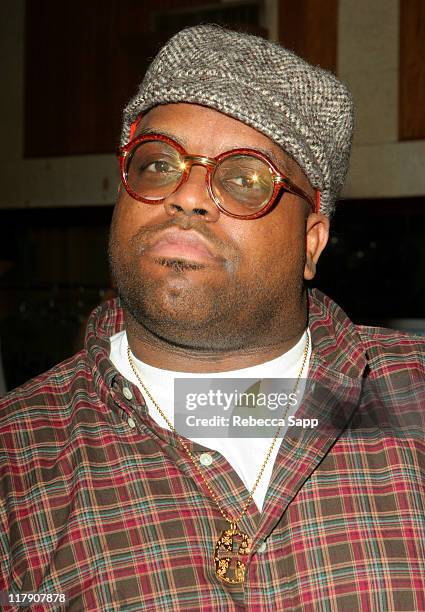 Cee-Lo of Gnarls Barkley in Stetson during The 49th Annual GRAMMY Awards - GRAMMY Style Studio 2007 - Day 1 at Ocean Way Recording Studios in Los...