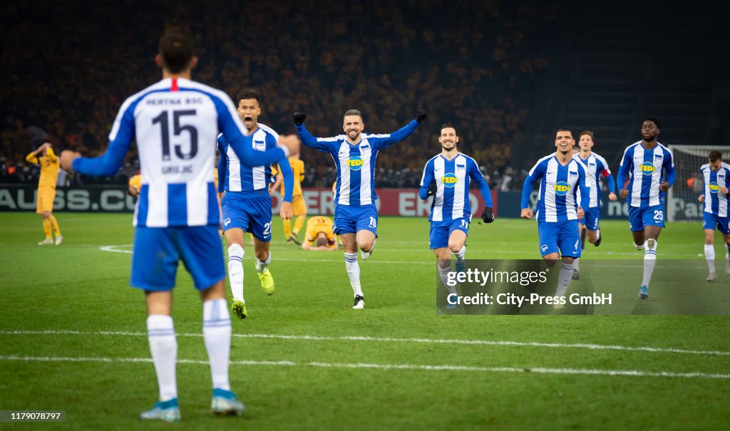 Hertha BSC v Dynamo Dresden - DFB Cup