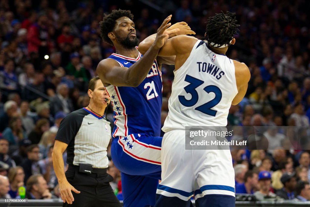 Minnesota Timberwolves v Philadelphia 76ers