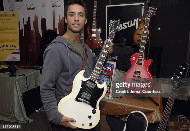 Chamar Del Rea at the Gibson Guitar Gift Station during The 7th Annual Latin GRAMMY Awards - Backstage Lounge by Distinctive Assets - Day 2 at...