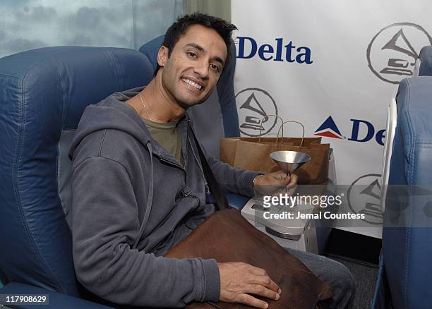 Chamar Del Rea at the Delta Airlines Gift Station during The 7th Annual Latin GRAMMY Awards - Backstage Lounge by Distinctive Assets - Day 2 at...