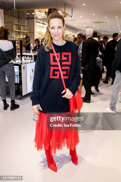 German actress Alexandra Neldel attends the Douglas Flagship-Store Opening on October 30, 2019 in Berlin, Germany.