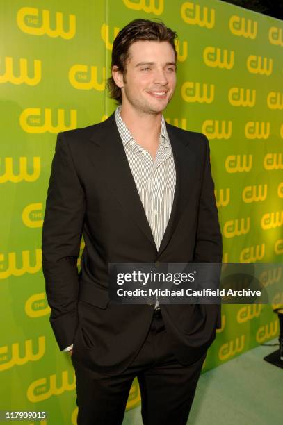 Tom Welling during The CW Launch Party - Green Carpet at WB Main Lot in Burbank, California, United States.