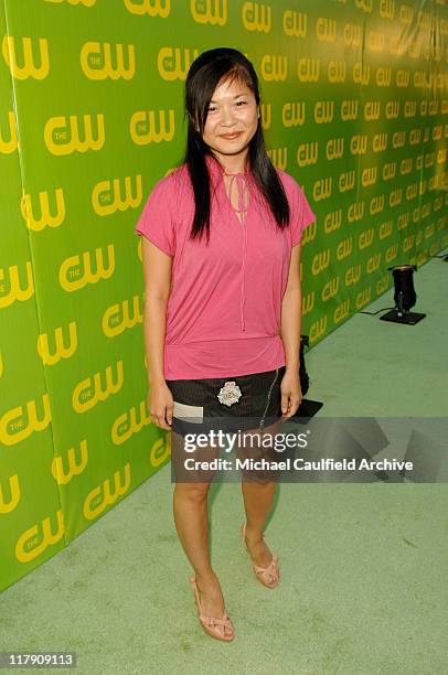 Keiko Agena during The CW Launch Party - Green Carpet at WB Main Lot in Burbank, California, United States.
