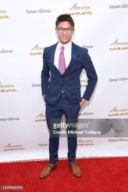 Actor Duncan Anderson attends the premiere of the film "Never Alone" at Arena Cinelounge on October 04, 2019 in Hollywood, California.