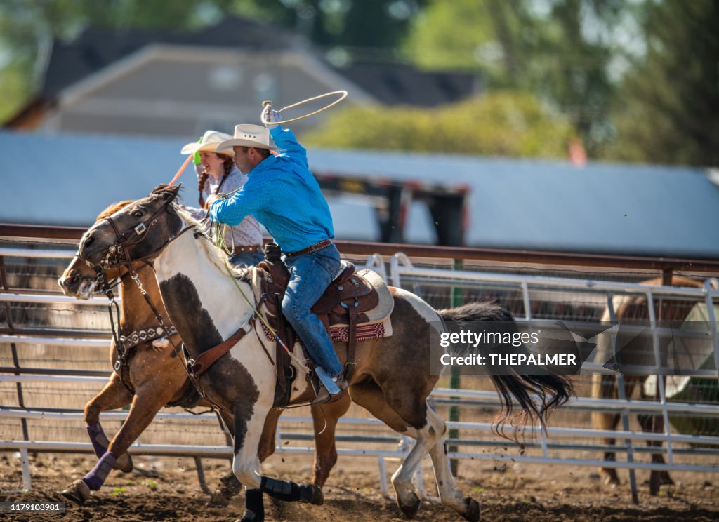 Memphis Roping Rodeo Team Roping Team Roping Rodeo Action High-Res Stock Photo - Getty Images