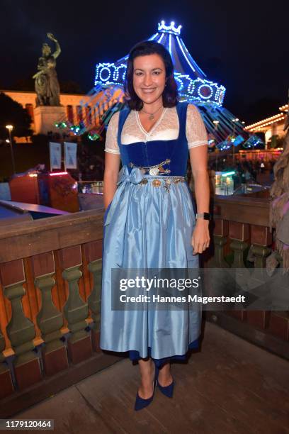 Dorothee Baer, Minister for Digital Technology, during the Oktoberfest 2019 at Theresienwiese on October 04, 2019 in Munich, Germany.