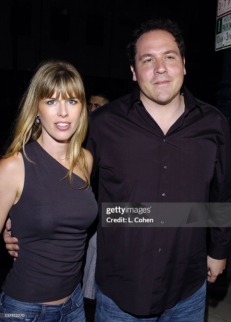 Joya Tillem Jon Favreau and wife Joya Tillem during "Wimbledon" World Premiere