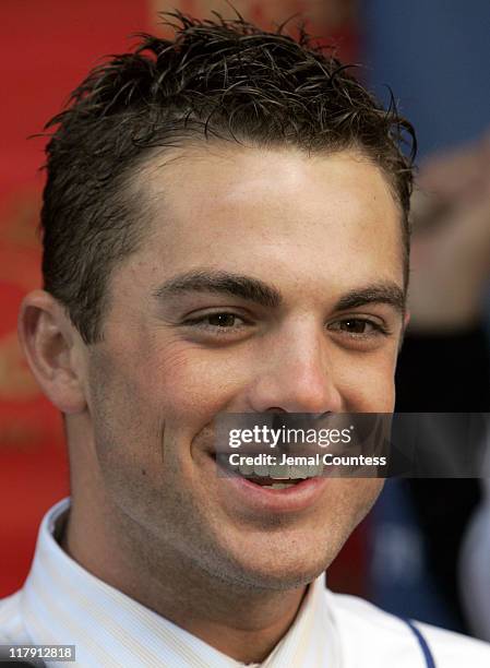 David Wright during David Wright Attends the Unveiling of his Wax Figure at Madame Tussauds New York at Madame Tussauds in New York City, New York,...